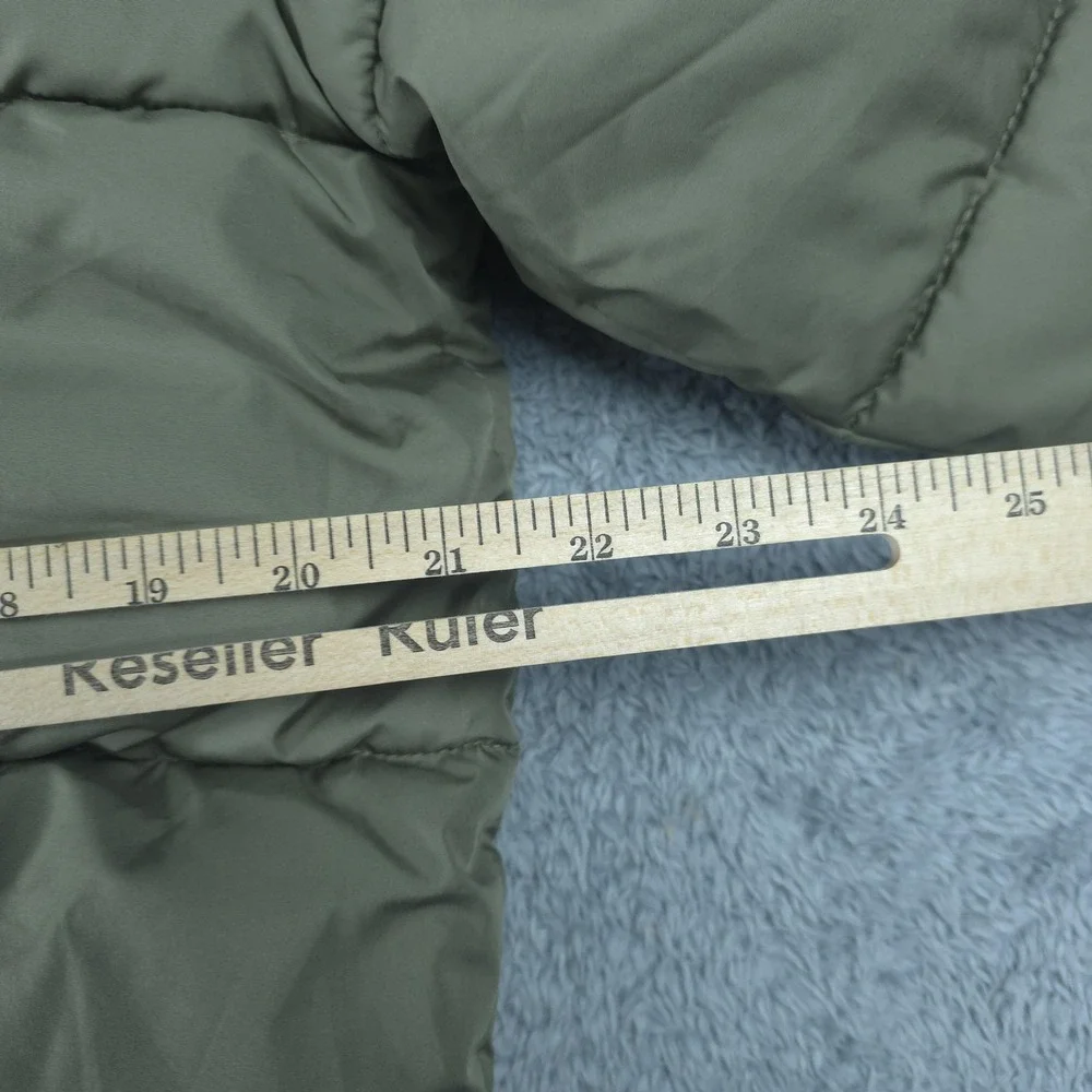 SWISSTECH Puffer Jacket Boys 18 Green Insulated Hooded Full Zip Winter Coat